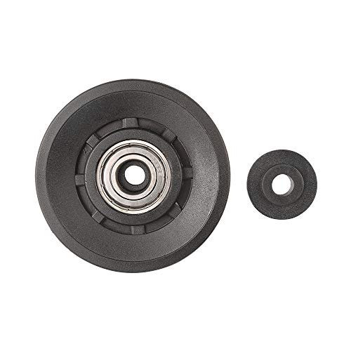 90mm Universal Bearing Pulley Wheel for Cable Machine Gym Equipment Part Garage Door (6 PCS) - color: 90mm-6 PCS-P
