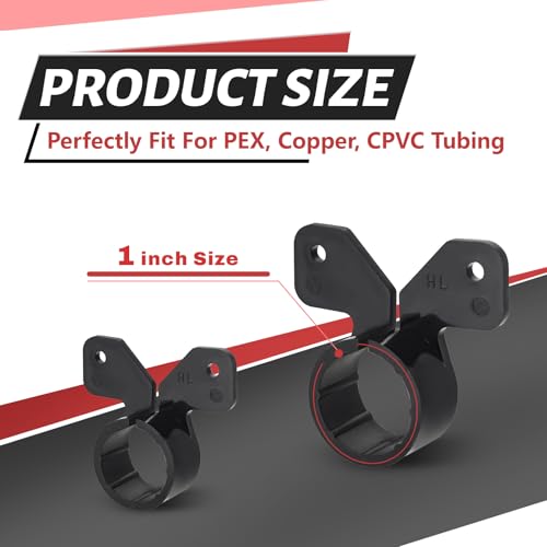 50-Pack EFIELD 1-inch Suspension Pipe Clamps For Pex, Copper, CPVC Pipe, (PPSU1807174) - size: 1''-P50, style: Suspension