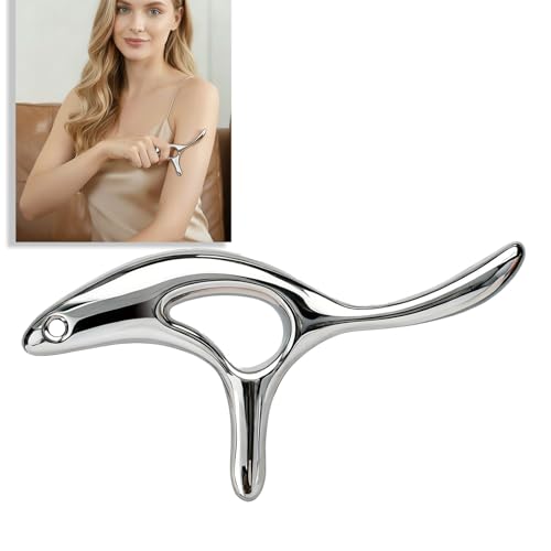 BYYDDIY-Women's Facial Lifting and Body Massage Tool, Gua Sha Trigger Point Massage Tool -Thumb Protector,Deep Tissue Massage,Muscle Scraper Tool (s.T) - size: S