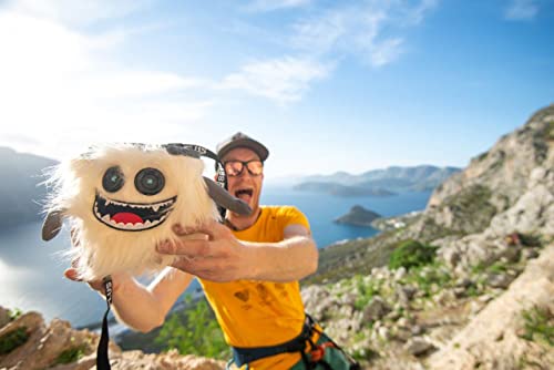 8BPLUS Chalk Bag for Rock Climbing and Bouldering, Chalk Pouch incl Belt & Biner – Cute Funny Character Design, Wide Opening, Gear with Personality, Gift for Climbers - style: MANNY