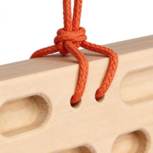 Rock Climbing Fingerboard Heavy Duty Portable Trainer | Climbing Hangboard Doorway Mount for Climbers Beginner Men Women Home Gym Indoor Fitness Workout