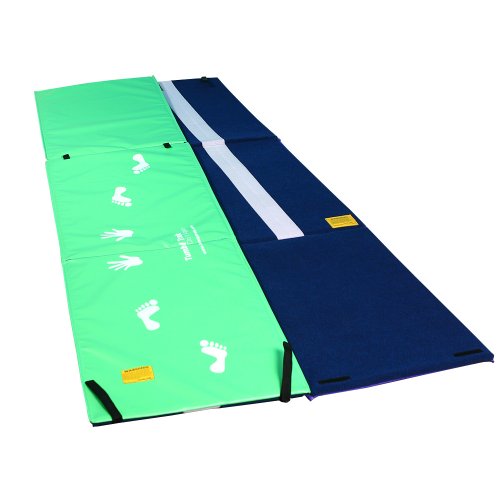 Tumbl Trak Handstand Homework Gymnastics Door Mat for Kids Home Training - color: Lime Green