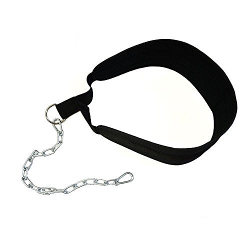 Weighted Dipping Belt with Chain Pull Up Belt Bodybuilding Gym Workout Exercise Bar Pullups for Powerlifting, Weight Lifting, Fitness