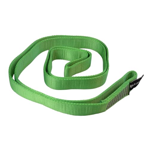 SEPEAK 25mm Nylon Tubular Webbing 1-Inch, 29kN/6520lbs, UIAA Certified Webbing Straps - color: Green, size: 90cm / 36inch | Pack of 3