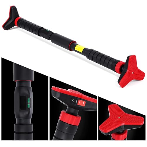 Pull Up Bar for Doorways, 27-42in Chin Up Bar, Strength Training Upper Body Workout Pull Up Bar with Level Meter and Adjustable Strength Training Bar, No Screw Installation Required, Max Load 440 LBS