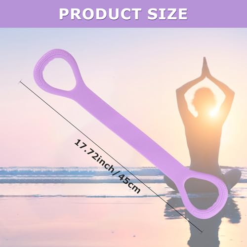 3pcs Figure 8 Resistance Band, Arm Back Training Elastic Ropes, Elastic Stretching Resistances Band for Arms, Back, Shoulders, and Chest Workouts, Exercise Equipment