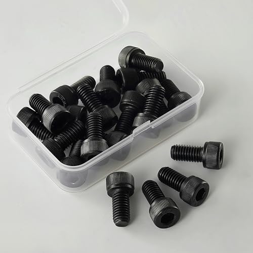 M10-1.5 x 20mm Socket Head Cap Screws, M10x1.5 Bolt, 12.9 Grade Alloy Steel, Allen Socket Drive, Black Oxide Finish, Full Thread, Quantity 10 - size: M10 x 20mm(10PCS)