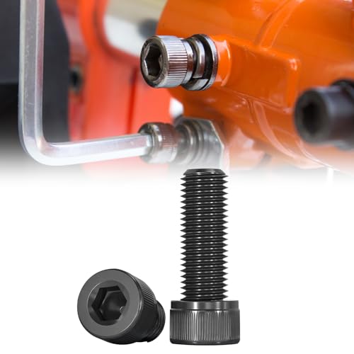 M5 x 35mm Socket Head Cap Screws Bolts 12.9 Grade Alloy Steel Metric Machine Hex Socket Screw, Black Oxide Finish, Fully Threaded, 25PCS - size: M5×35mm