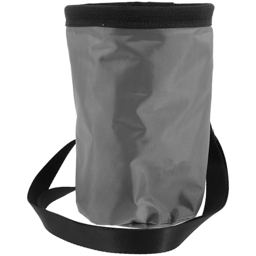 Outdoor Anti-Slip Powder Bag for Rock Climbing and Bouldering with Wear-Resistant Oxford Fabric and Fleece Material Portable Chalk Powder Storage Bag for Camping and Outdoor Use