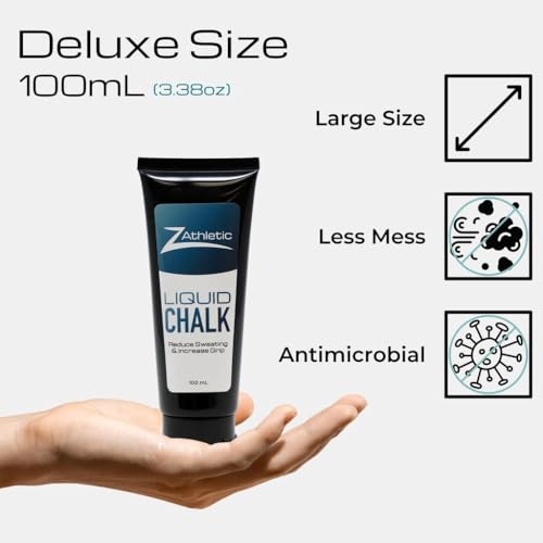 Z Athletic Gym Chalk Ball for Rock Climbing, Gymnastics, and Weightlifting - style: 100ml Liquid Chalk