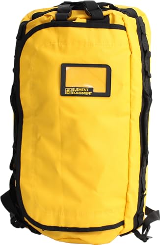 Element Equipment Trailhead Duffel Bag Shoulder Straps Waterproof Yellow Large - color: Yellow, size: Large 85 Liters