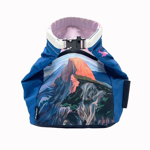 Rock Climbing Chalk Bucket | for Bouldering Gym & Outdoor Use | Durable Hook & Loop Closure, 2 Zippered Pockets, Easy-Carry Handle - style: Yosemite