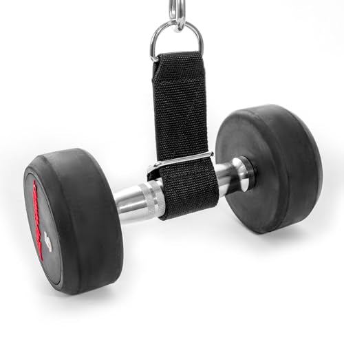 Weighted Dip Belt for Weight Lifting - 46" Pull Up Belt With Chain & Loading Straps - color: Black
