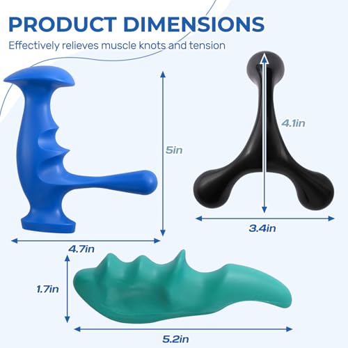 Thumb Saver Massage Tools,Manual Trigger Point Massage Tool for Full Body Deep Tissue Massage,Professional Pressure Reflexology Equipment for Massage Therapists (1* Thumb-Shaped Massager) - color: 1* Thumb-shaped Massager