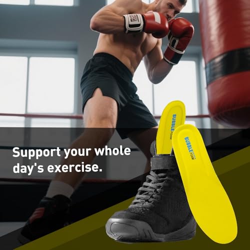 Insoles for Boxing Men's Shoes, Replacement Footwear Inserts for Inserts Comfortable Light-Weight to Help Reduce Fatigue Cushion Shock Absorbing (Men 12) - size: M12