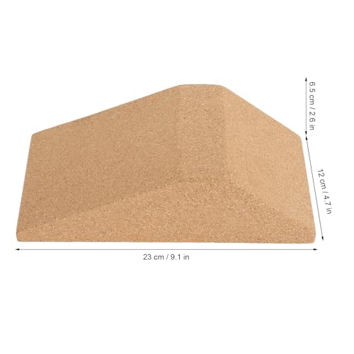 Squat Wedge Block, Slant Board For Squats Cork Squat Wedge Block Calf Raise Block Professional Balance Training Bodybuilding Non Slip High Density Workout Brick For Fitness