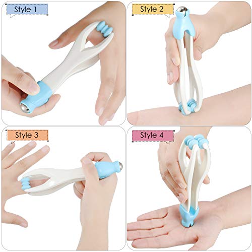 Nuanchu 3 Pieces Finger Wrist and Hand Massager Hand Massage Roller Tools Handheld Blood Circulation Tools for Man and Woman