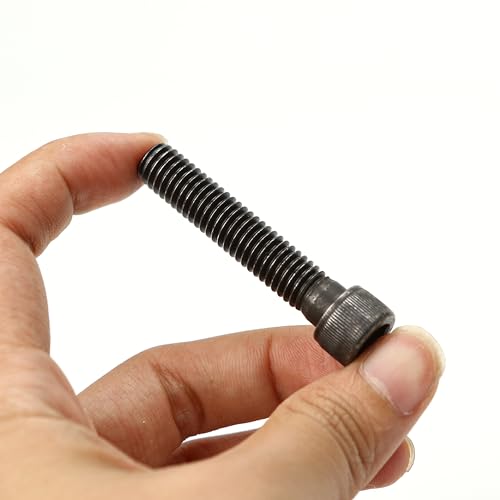 50PCS 3/8x2 inch Long Bolts for Wall Rock Climbing Holds Mounts, 3/8-16 Socket Head Allen Cap, Alloy Steel Durable & Easy Hanger Hardware Ice Screws, Gear Kit Bundle Supplies Designed for Indoor Use