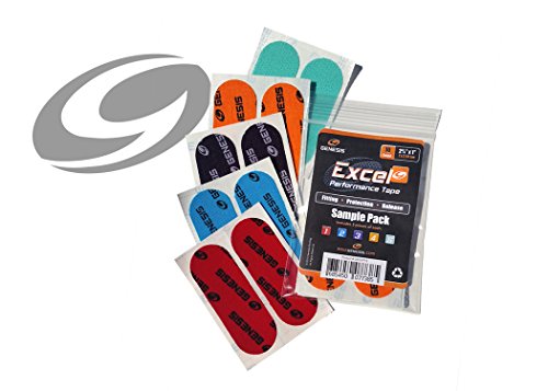 Genesis Excel Performance Tape - Fitting & Protection Finger Tape for Bowlers - color: #1-5 Two of Each- Yellow/Black