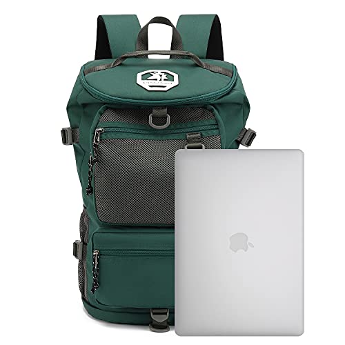 Kalesi Gym Duffle Bag Backpack 4-Way Waterproof with Shoes Compartment for travel Sport Hiking laptop (Green) - color: Green
