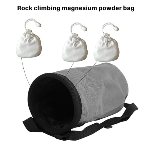 Rock Climbing Chalk Bag Talcum Powder Weightlifting Pouches Adjustable Drawstring Nonslip Storage Pouches Adjustable Drawstring Bag - color: B