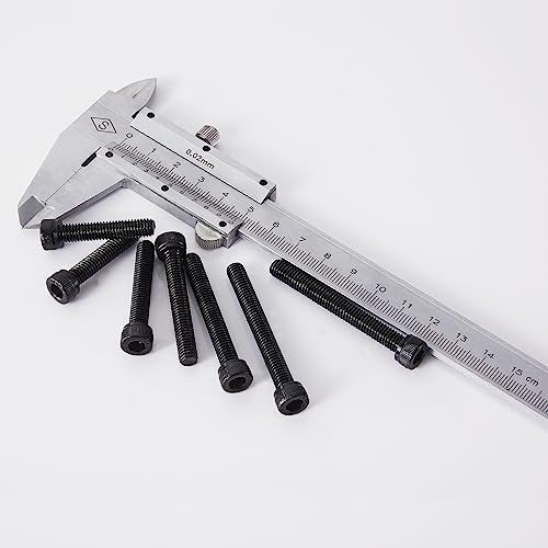 M6 x 30mm 35mm 40mm 45mm 50mm Hex Socket Head Cap Screws Bolts, 12.9 Grade Alloy Steel, Black Oxide Finish, Metric Allen Drive, Fully Threaded, Assortment Kit 50Pcs - size: Socket M6x30-50 mm