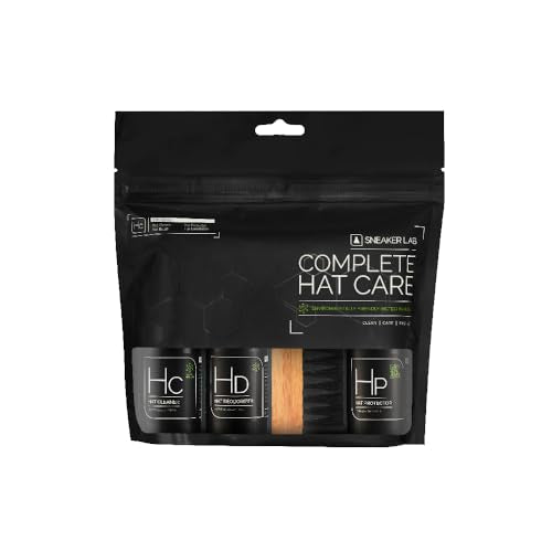 SNEAKER LAB Environmentally Friendly Hat Cleaner - Safe To Use On Most Materials - color: Black Kit