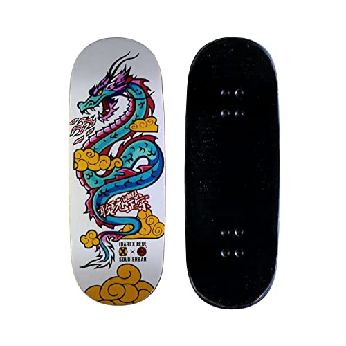 X NW9s Fingerboards Deck 98x34mm 5-Layer(Lucky Loong) - color: Lucky Loong 98x34mm
