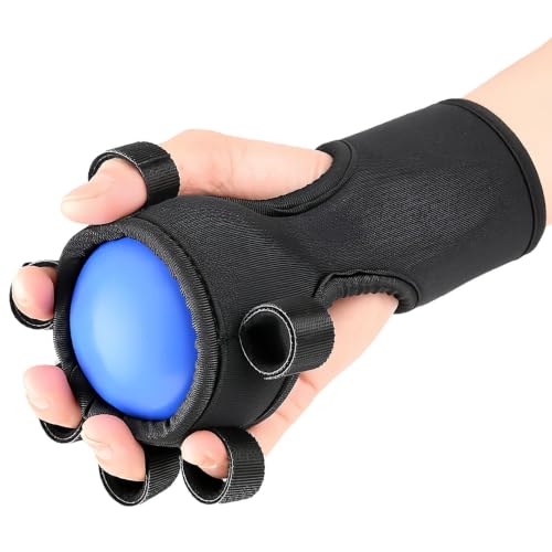 Hand Exercise Balls Grip Muscle Trainer Ball | Finger Exercise Tool for Workout Outdoor Weightlifting Rock Climbing Home Fitness Gym Office - color: Blue