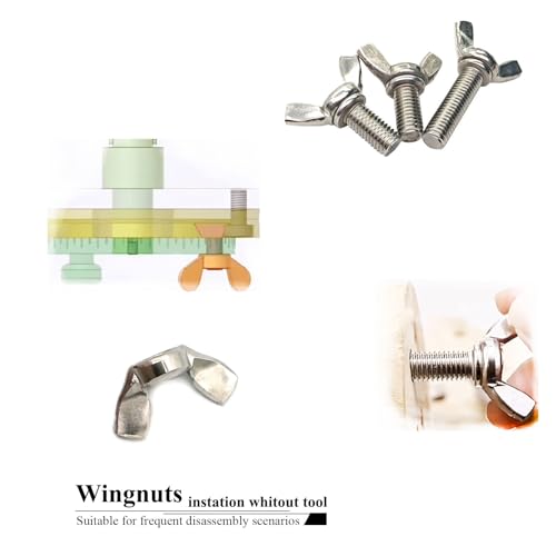 15 Pcs 5/16"-18 Wingnuts 304 Stainless Steel Wing Nuts Fasteners Parts Butterfly Nut, Hand Twist Tighten Hardware Nuts Butterfly Wing-Nut - size: 5/16"-18 - 304 Stainless Steel - 15 Pcs