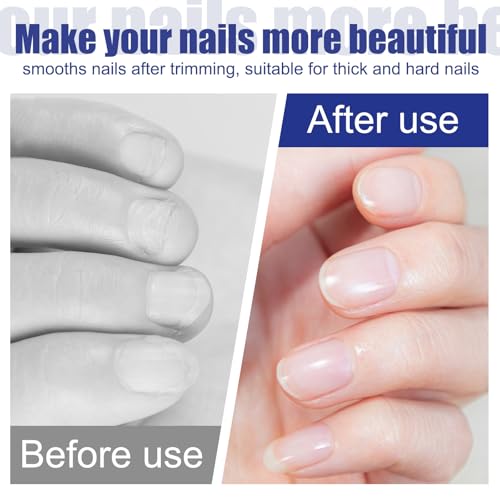 12 Pcs Metal Nail Files, Fingernail Files 3.6’’ Stainless Steel Thin Durable Nail File with Curved Sharp Pointed Tip Fingernail File