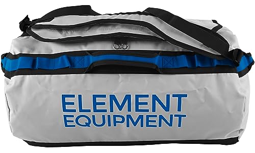 Element Equipment Trailhead Duffel Bag Shoulder Straps Waterproof Light Grey/Blue Small - color: Light Grey/Blue, size: Small 30 Liters