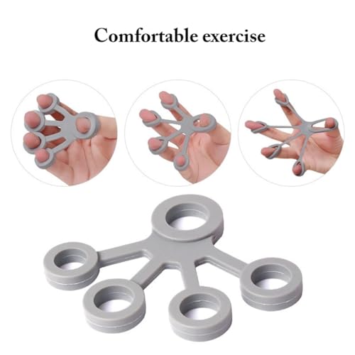 Silicone Hand Stretchers 4PCS – Innovative Finger Exercise Bands Creative Soft