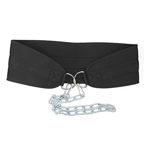 Pull Up Weighted Dip Belt, Dual Gym Equipment, Heavy Duty Steel Chain for Strength Training, Belt for Pull Ups, Dips, and Various Exercises,