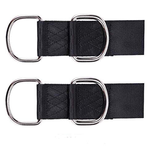 Tree Swing Straps, 2 PCS Hanging Kit 5ft Straps Holds 2200 lbs with 2 Safer Lock Snaps Perfect for Swing Seat, Plank, Hammock - color: 150cm straps with Carabiner