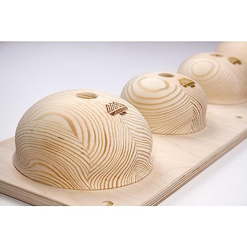 Hemispheres Board | Essential Climbing Training Tool | Perfect for Enhancing Grip and Finger Strength | Hangboard, Fingerboard - style: Incut