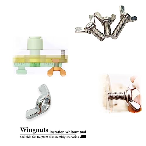 20 PCS 3/8-16 Inch Wingnuts, Quality Carbon Steel Wing Nuts Zinc Plated Fasteners Parts Butterfly Nut, Hand Twist Tighten Hardware Nuts Butterfly Wing-Nut 3/8-16” Assorted Kit - size: 3/8"-16 - Carbon Steel - 20 Pcs