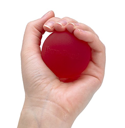 THERABAND Hand Exerciser, Stress Ball, Squeeze, Grip Strength, Soft | Heated. Strength, grip, theraband, stress relief.