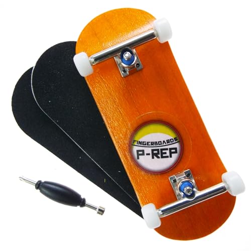 P-REP V2 Performance Complete Wooden Fingerboard 34mm - Orange - color: Orange