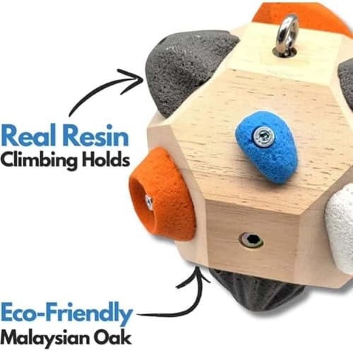 Rock Climbing Fingerboard Gifts for Rock Climbers, 3D Rock Training Ball for Grip Strength and Precision, Finger Strength Training Climbing Ball Gifts for Rock Climbers - size: 1PC