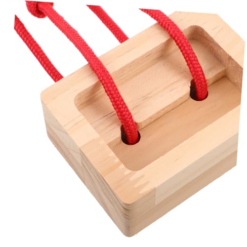 2pcs Portable Wooden Rock Climbing Hangboard for Indoor Fitness Routines Modular Climbing Training Board for Building Finger Strength and Endurance with Khaki Finish