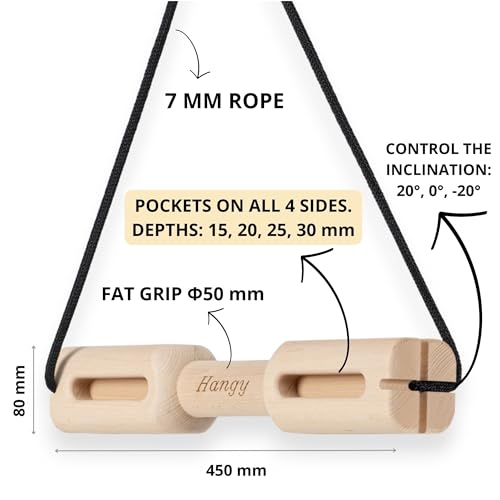 Portable Hangboard – Compact Travel Fingerboard for Strength Training & Warm-Up Durable Design | Perfect for Home & On The Go - style: Hangy