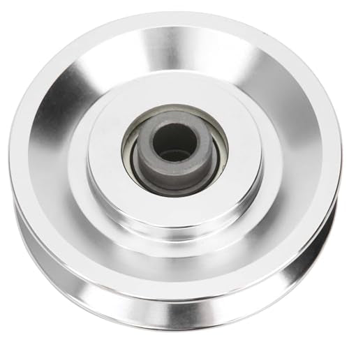 Aluminum Alloy Exercise Pulley | 10.5mm Universal Replacement for Gym Equipment | Strength Training/Home Gym Accessories | Sturdy & Lightweight 165g - size: Diameter 80mm