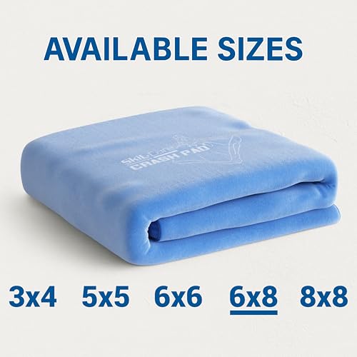 Skil-Care Crash Pad Cover Replacement, Nylon and Cozy Cloth, Machine Wash | Indoor & Outdoor Durable Cover Only (No Foam), Soft Landing, Crashpad for Kids Sensory Mat, For Active Play, Machine Washable - size: 6' x 8' Cover
