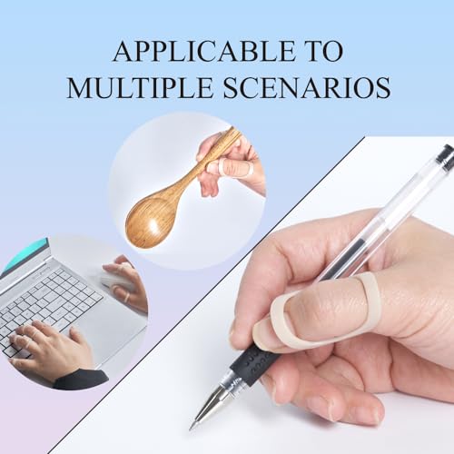 Oval Finger Splint 8 pcs, Finger Splints for Arthritis, Mallet Finger, Trigger Finger Splint, hypermobility(EDS) finger For Thumb/Middle,/Index/Pinky or Ring Finger (Large(5,6,7,8,9,10,11,12)) - size: large(5,6,7,8,9,10,11,12)