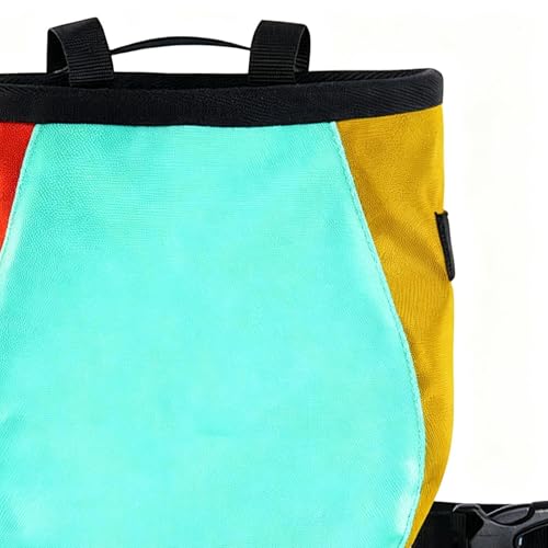 Gym Chalk Bag Waterproof Refillable Pouch | Rock Climbing Storage Pockets Outdoor Gear for Weightlifting Disc Golf Gymnastics Outdoor Adventure Weightlifters Climbers
