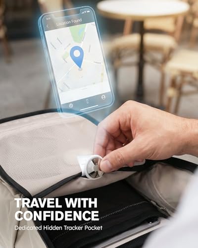 Tolaccea Daypack Backpacks Carry On 30L, Travel Backpack with Waterproof Zippers, Flight Approved Hand Luggage Casual Backpack for Men Women, Durable Bag for Work Business Hiking, Fits 15.6" Laptop - color: Kavir White