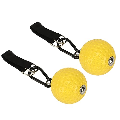 Pull Up Ball Grip with Straps, Non Slip Climbing Ball Handles, Multi Functional Training Attachment for Strength Fitness, Durable PU Material with Stainless Steel Hooks for Indoor