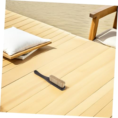 Healifty Climbing Chalk Brush for Rock Cleaning with Ultra-Dense Boar Hair Bristles and Wooden Handle, Bouldering Brush Tool for Outdoor Adventure and Professional Climbers