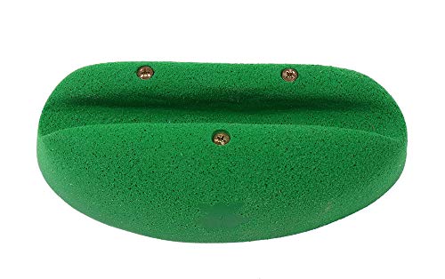 Atomik Rock Climbing Holds Screw-On Hula Hoop Holder in Green for Vertical Obstacle Courses